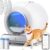 Self Cleaning Cat Litter Box, 65 L+ 9L Automatic Litter Box Self Cleaning for Multiple Cats, Safety Sensors, Quiet Operation, APP Control, 2 Sifters Included, 2 Rolls Cat Litter Box Liners