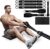 HPYGN Rowing Resistance Bands, Best Replacement for Rowing Machine, Home Gym Workout Equipment for Arms, Shoulders, Core, Back, Glutes and Legs, Rowing Workout, Cardio, Low-Impact, Portable Home Gym