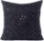 Eyes of India Embroidered Decorative Boho Throw Pillow Cover with Mirrors, Handmade Bohemian Accent Cushion Case for Sofa Couch Bedroom Living Room (Black, 16″ x 16″)
