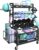 Yaheetech Dumbbell Rack Yoga Mat Storage Rack Home Gym Workout Equipment Rack Stand w/Hooks & Wheels for Dumbbells, Kettlebells, Yoga Ball, Max Load 400lb
