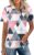LOMON Womens Golf Polo Shirts Summer Short Sleeve 1/4 Zip Tops Moisture Wicking Casual Tennis Activewear with Pockets