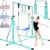 Foldable Gymnastics Bar,5FT Horizontal bar,Adjustable Kids Training bar for Kids Ages 3-15,Kids Gymnastics bar,Triangle Stable Structure-Gym Equipment for Home