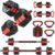 Garvee Adjustable Dumbbell Set, 44/66/88Lbs Free Weight Set with Connector, 4 in 1 Gym Set Used as Kettlebell, Dumbbell, Push up Stand, Weight Plate, Home Gym Weight Dumbbells Set, Fitness Exercises