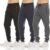 PURE CHAMP Mens Sweatpants 3 Pack Fleece Active Athletic Workout Jogger Sweatpants for Men with Zipper Pocket Size S-3XL