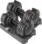 CAP Barbell ADJUSTABELL Adjustable Round Dumbbell Weights – Singles & Pairs | 12.5 lb, 25 lb & 55 lb | Multiple Handle Options