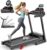 Folding Treadmill 400 lbs Capacity for Home, Incline Treadmill for Exercising, 15% Auto Incline or 6% Manual Incline, 7.5MPH or 10MPH, 16” or 18” Wide Belt, 71 Programs, Brushless Fan & Knee Support