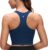 CRZ YOGA Butterluxe Racerback Crop Tank Tops for Women – Padded Y-Back Longline Sports Bras Scoop Neck Workout Yoga