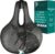 Adamo Island Saddle Comfort Bike Seat – Anatomic Relief Bicycle Saddle for Spin Bikes, E-Bikes, & Stationary Bikes with Waterproof Cover – EBike Seat Reduces Numbness for Men & Women