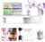 KPCB Tech Sewing Machine for Beginners [Full Set] with Finger Guard and Fabric Bundles – Mini Sewing Machine with Sewing Kits, Foot Pedal, US Adapter and Extension Table