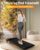 Walking Pad with Handle Bar,5% Manual Incline Walking Treadmill for Home Office,2.5HP Super Quiet Foldable Treadmills with Handrails,300 LBS Small Under Desk Treadmill with LED Display,Remote Control