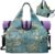 Yoga Gym Bag with Removable Adjustable Shoulder Strap, Shoe Compartment & Top Yoga Mat Holder 17.72×8.66×9.84in