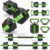 Adjustable Weight Set 88Lbs, 4-in-1 Dumbbell Set and Barbell Weight Set for Home Gym, Converts to Kettlebell & Push-Up Stand, Free Weights Dumbbells Set for Men & Women Full Body Workout