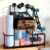 Dumbbell Rack for Home Gym, 5-Tier Metal Home Gym Storage Rack with Drawer and Slanted Shelf, Multi-Functional Organizer for Dumbbells, Yoga Mats & Accessories, Weight Rack for Home Gym Dumbbells