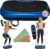 Lifepro Waver Mini Vibration Plate for Lymphatic Drainage – Whole Body Vibrating Platform Exercise Machine for Muscle Toning & Recovery with Remote & Resistance Bands, Max Load 260 lb