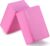 Set of 2 High Density Yoga Blocks, 9″x6″x4″ Each, Pair, Multiple Colors