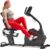Sunny Health & Fitness Programmable 16 Levels Electro-Magnetic Resistance Recumbent Exercise Bike with 24 Pre-Build Workouts and 300 lbs Weight, Free SunnyFit App Connection for Guided Home Training