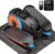 Mini Under Desk Elliptical Machine Low Impact Electric Leg Exerciser As Seen on TV While Sitting for Seniors with Non-Slip Mat Quiet & Portable for Home and Office