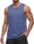 PINSPARK Men’s Tank Tops Quick Dry Summer Workout Muscle Shirt Athletic Casual Sleeveless Shirts for Bodybuilding Beach Gym