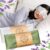 Eye Pillow for Sleeping, Headache Relief, Sinus Pressure, Weighted Eye Mask for Relaxation, Yoga, Moist Heat Eye Compress, Meditation Accessories, Lavender Gift Set for Women (Green & Silver (Silk))