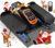 VIVURN-018 Under Desk Elliptical 12 Speed 5 Modes Mini Motorized Leg Exerciser While Sitting for Seniors As Seen on TV with Non-Slip Mat Quiet & Portable Electric Pedal Exerciser for Home and Office