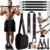 Pull Up Assistance Bands,Up to 300 lbs Assistance,Adjustable Heavy Duty 4 Pull Up Bands with Handle and Door Anchor for Home Gym Fitness Exercise Strength Training Workout Equipment