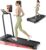 2-in-1 Foldable Treadmill with 3-Level 10% Incline, Walking Pad for Home Small Office, Compact Portable Under Desk Treadmill with Handle,Dual LED Display, APP & Remote, 300 lbs Capacity