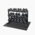 Body Solid Best Fitness (BFDR10-SET) 3-Tier Dumbbell Rack Set with 10 Pairs Rubber Coat Dumbbells 5-50 lbs and Vinyl Floor Mat, Rack Stand and Holder for Dumbbells, Home Gym Free Weight Rack Storage