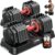 XDDIAS Adjustable Dumbbells Set of 2 for Strength Training, One-Hand Quick Adjust, 25/55/80/90 lbs Options, Anti-Slip Grip Handle, Compact Home Gym Weights for Men Women
