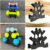 Neoprene Dumbbell Rack Hand Weights Bracket Display Storage Stand Organizer Lightweight Plastic Assemble 6 Position Holder for Hand Weight Dumbbells 1LB-15LBS Gym Fitness