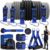 WALITO Resistance Bands Set – Exercise Bands with Handles, Door Anchor, Legs Ankle Straps, for Heavy Resistance Training, Physical Therapy, Muscle Training, Yoga, Home Workouts, Gym