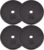 Yes4All Standard 1″ Cast Iron Weight Plate – Ideal for Strength Training – Multiple Weight: 5LB to 25LB (Single & Set of 4)