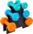 Adjustable Dumbbell Set, Cast Iron Weight Plates with Non-Slip Ergonomic Handles, Detachable Barbell Connector for Full-Body Workouts, Compact Design for Home Gym & Small Spaces, Multiple Sizes
