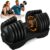 Lifepro Adjustable Dumbbells – 25lb Pair or 90lb Single, Quick-Select Hand Weights for Men/Women – Space Saving Exercise Fitness Dumbbells for Home Gym Strength & Weight Training