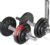 TELK – Adjustable Dumbbell Set – Home Gym Weight Set with Baked Enamel Cast Iron Plates – Space-Saving Free Weights for Strength Training