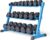 REP Fitness Rubber Hex Dumbbell Set, Adjustable Weight Pairs, Home Gym Equipment, Strength Training For Men Women, Black Coated Grips, Workout Rack Storage Optional, Heavy Lb Free Weights