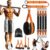 Adjustable Heavy Duty Pull Up Assistance Bands with Fabric Feet and Knee Rest – Pull Up Resistance Bands for Men, Women, and Seniors – Perfect for Dip and Resistance Strength Training Glamflex