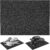 Anti Slip Mat for Under Desk Elliptical (24″x17″), Elliptical Mat, Ellipse Leg Exerciser Machine Mat, Suitable for Electric Seated Foot Pedal Exerciser, Stability and Floor Protection High-density PVC