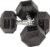 Fitvids 2nd Generation Rubber Coated Dumbbell Weight Chrome Grip Hand Weight, 40lbs, Pair