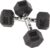 BalanceFrom Premium Rubber Encased Hex Dumbbell, Pair or Single, 10-100 Pounds