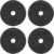 CAP Barbell Standard 1-Inch Cast Iron Weight Plates – Singles & Sets | 1.25-50 lbs | Multiple Options