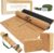 Y O Gayo Premium Cork All-in-One Yoga Essentials Kit -Large Cork Yoga Mat 5mm and Blocks Set with Carry Strap and Alignment lines, 10ft Stretch Strap, Your Ultimate Yoga Starter Set
