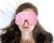 Opulence Weighted Yoga Eye Mask – Handmade Relaxation Pillow for Meditation & Savasana – Lavender Scented or Unscented, Flaxseed Filled, Satin & Velvet with Adjustable Strap