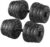 Yaheetech 66LB Weight Dumbbell Set Fitness Adjustable Cap Gym/Home Barbell Plates Body Workout for Women Men Strength Training Black