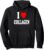 I Heart (Love) Collagen Beauty Supplement Workout Gym Pullover Hoodie